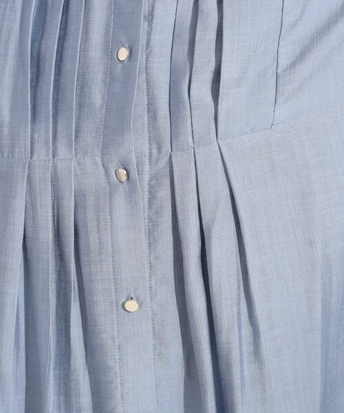 SHOO・LA・RUE / シューラルー シャツ・ブラウス | 【S-LL/ひんやり】インせず決まる タックプリーツシャツ | 詳細4