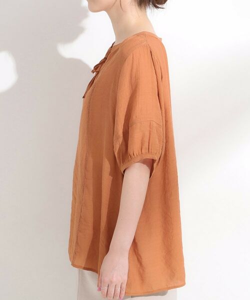 SHOO・LA・RUE / シューラルー その他トップス | 【S-LL/2点セット】リボン使いがアクセント はしごレースブラウス+タンクトップ | 詳細13