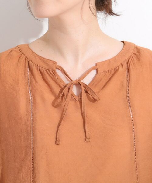 SHOO・LA・RUE / シューラルー その他トップス | 【S-LL/2点セット】リボン使いがアクセント はしごレースブラウス+タンクトップ | 詳細15