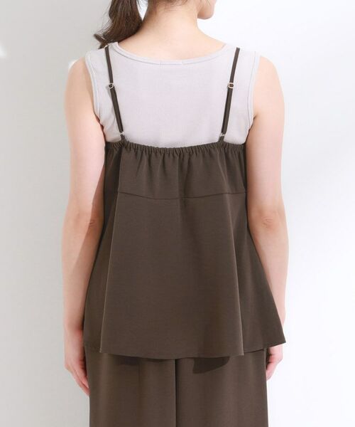 SHOO・LA・RUE / シューラルー キャミソール・チューブトップ | 【S-LL/セットアップ可/ひんやり】女性らしさ溢れる ティアードキャミソール | 詳細15