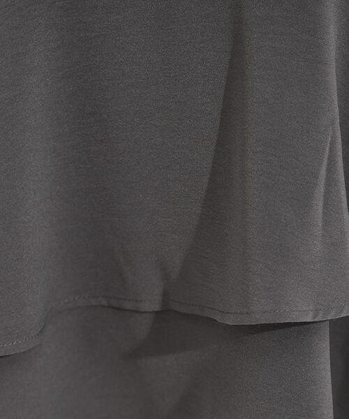 SHOO・LA・RUE / シューラルー キャミソール・チューブトップ | 【S-LL/セットアップ可/ひんやり】女性らしさ溢れる ティアードキャミソール | 詳細4