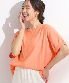 SHOO・LA・RUE / シューラルー シャツ・ブラウス | 【ひんやり/洗濯後しわになりにくい】リブ切り替えドルマンブラウス