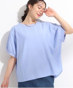 SHOO・LA・RUE / シューラルー シャツ・ブラウス | 【ひんやり/洗濯後しわになりにくい】リブ切り替えドルマンブラウス