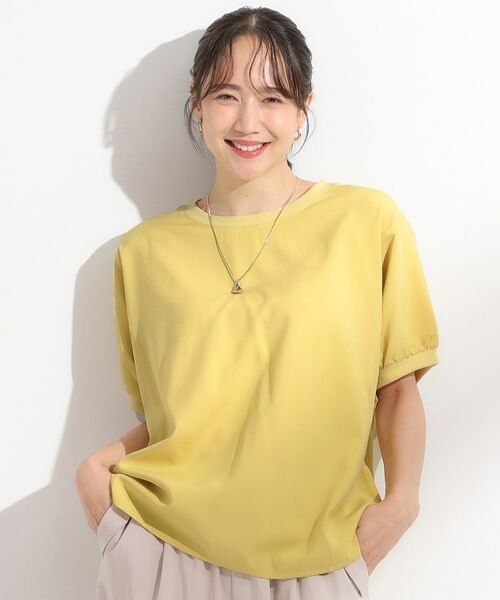 SHOO・LA・RUE / シューラルー シャツ・ブラウス | 【ひんやり/洗濯後しわになりにくい】リブ切り替えドルマンブラウス | 詳細13