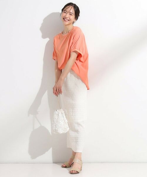 SHOO・LA・RUE / シューラルー シャツ・ブラウス | 【ひんやり/洗濯後しわになりにくい】リブ切り替えドルマンブラウス | 詳細19