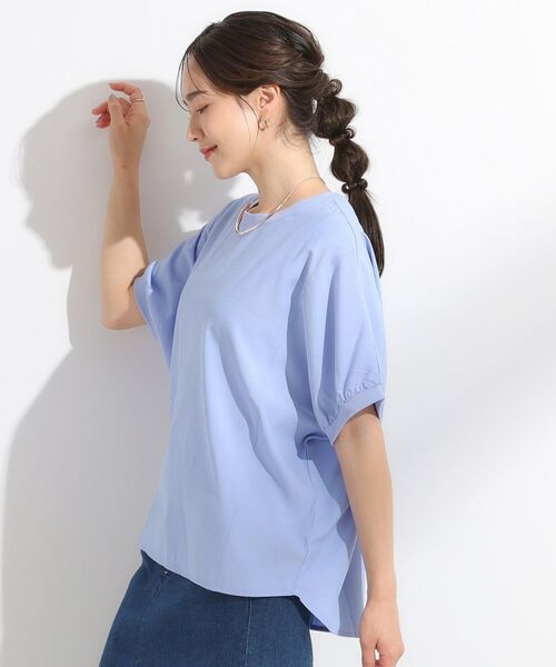 SHOO・LA・RUE / シューラルー シャツ・ブラウス | 【ひんやり/洗濯後しわになりにくい】リブ切り替えドルマンブラウス | 詳細2