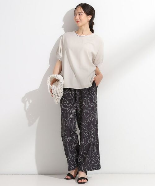 SHOO・LA・RUE / シューラルー シャツ・ブラウス | 【ひんやり/洗濯後しわになりにくい】リブ切り替えドルマンブラウス | 詳細23