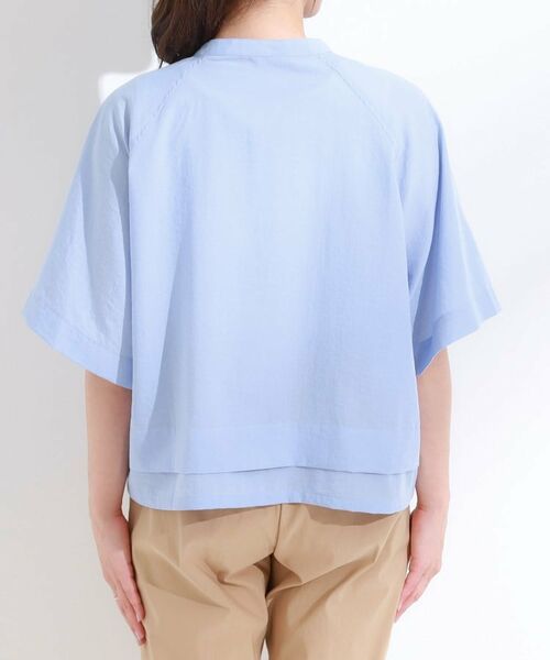 SHOO・LA・RUE / シューラルー シャツ・ブラウス | 【洗濯後しわになりにくい/UV/吸水速乾】大人きれいな バンドカラーシャツ | 詳細15