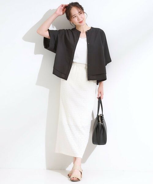 SHOO・LA・RUE / シューラルー シャツ・ブラウス | 【洗濯後しわになりにくい/UV/吸水速乾】大人きれいな バンドカラーシャツ | 詳細7