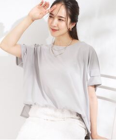 SHOO・LA・RUE / シューラルー カットソー | 【S-LL/UV/吸水速乾】さらりと着こなす 肩タックゆるトップス