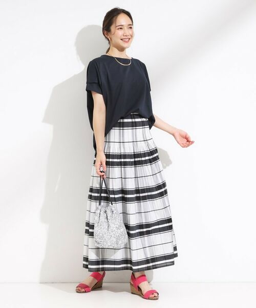 SHOO・LA・RUE / シューラルー カットソー | 【S-LL/UV/吸水速乾】さらりと着こなす 肩タックゆるトップス | 詳細11