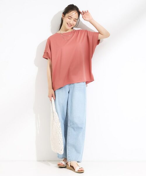 SHOO・LA・RUE / シューラルー カットソー | 【S-LL/UV/吸水速乾】さらりと着こなす 肩タックゆるトップス | 詳細7