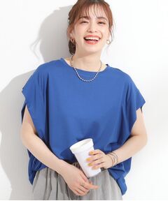 SHOO・LA・RUE / シューラルー カットソー | 【S-LL/ひんやり/UV】二の腕をきれいにカバー ショルダータックトップス