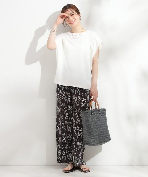 SHOO・LA・RUE / シューラルー カットソー | 【S-LL/ひんやり/UV】二の腕をきれいにカバー ショルダータックトップス | 詳細15