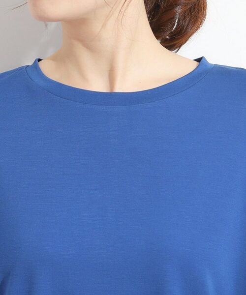 SHOO・LA・RUE / シューラルー カットソー | 【S-LL/ひんやり/UV】二の腕をきれいにカバー ショルダータックトップス | 詳細20