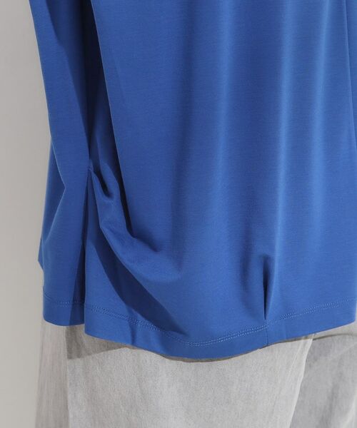 SHOO・LA・RUE / シューラルー カットソー | 【S-LL/ひんやり/UV】二の腕をきれいにカバー ショルダータックトップス | 詳細22