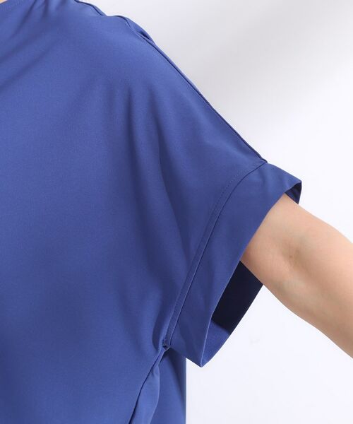 SHOO・LA・RUE / シューラルー カットソー | 【ひんやり】さらりとしたタッチが上品見え ワンボタンデザイン トップス | 詳細17