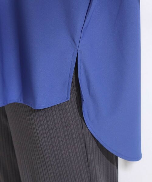 SHOO・LA・RUE / シューラルー カットソー | 【ひんやり】さらりとしたタッチが上品見え ワンボタンデザイン トップス | 詳細18