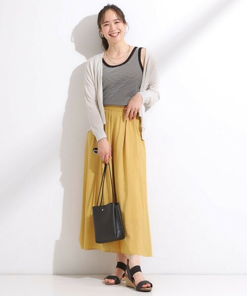 SHOO・LA・RUE / シューラルー キャミソール・チューブトップ | 【洗える/S-LL】首元きれい テレコリブタンクトップ | 詳細15