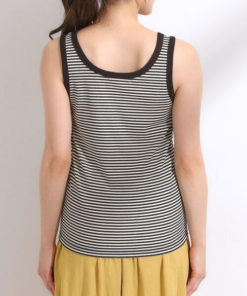 SHOO・LA・RUE / シューラルー キャミソール・チューブトップ | 【洗える/S-LL】首元きれい テレコリブタンクトップ | 詳細19