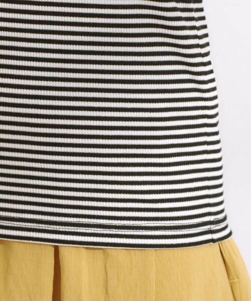 SHOO・LA・RUE / シューラルー キャミソール・チューブトップ | 【洗える/S-LL】首元きれい テレコリブタンクトップ | 詳細22