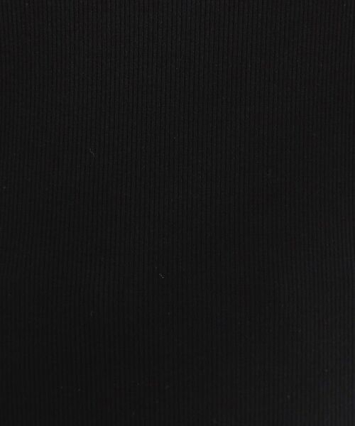 SHOO・LA・RUE / シューラルー キャミソール・チューブトップ | 【洗える/S-LL】首元きれい テレコリブタンクトップ | 詳細8