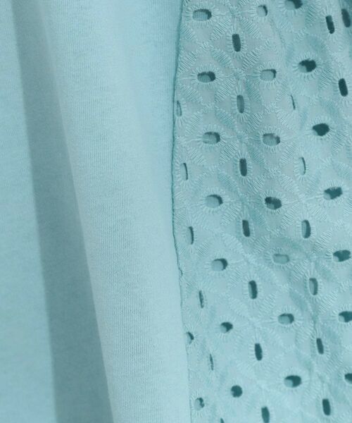 SHOO・LA・RUE / シューラルー カットソー | 【S-LL/体型カバー】インせずサマ見え レース使いAライントップス | 詳細12