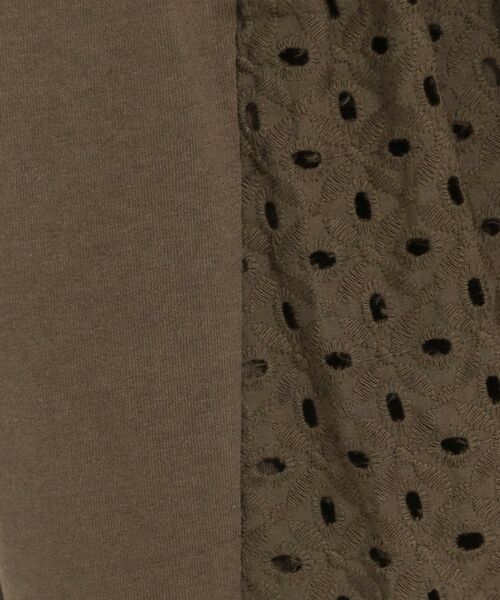 SHOO・LA・RUE / シューラルー カットソー | 【S-LL/体型カバー】インせずサマ見え レース使いAライントップス | 詳細4