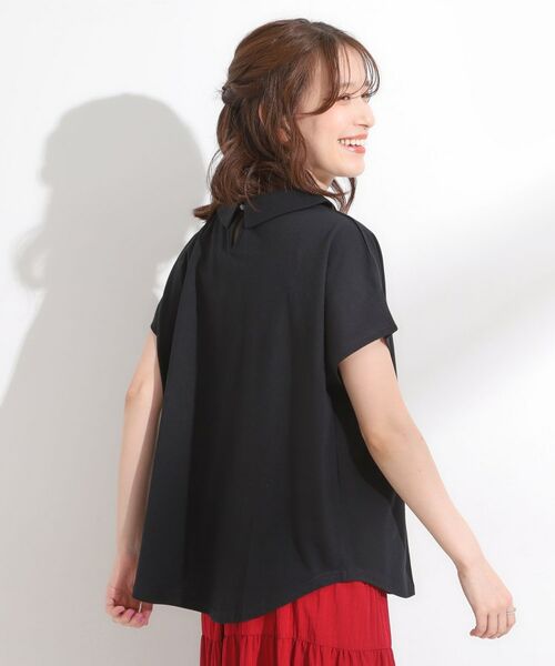 SHOO・LA・RUE / シューラルー カットソー | 【S-LL】こだわりの襟バランスが大人かわいい ボックスシルエットトップス | 詳細2