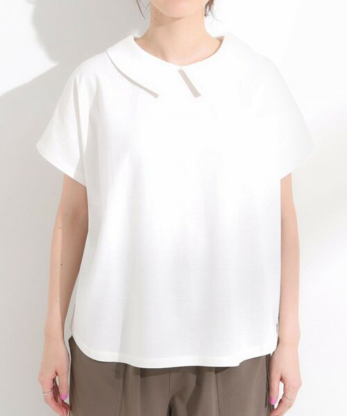 SHOO・LA・RUE / シューラルー カットソー | 【S-LL】こだわりの襟バランスが大人かわいい ボックスシルエットトップス | 詳細9