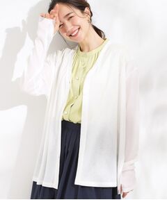 SHOO・LA・RUE / シューラルー カーディガン・ボレロ | 【S-LL/ひんやり/UV】手の甲まで隠れる トッパーカーディガン