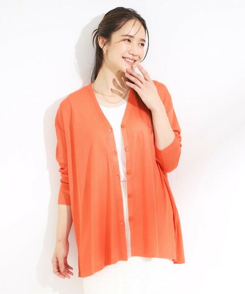 SHOO・LA・RUE / シューラルー カーディガン・ボレロ | 【S-LL/ひんやり/UV】手の甲まで隠れる トッパーカーディガン | 詳細13