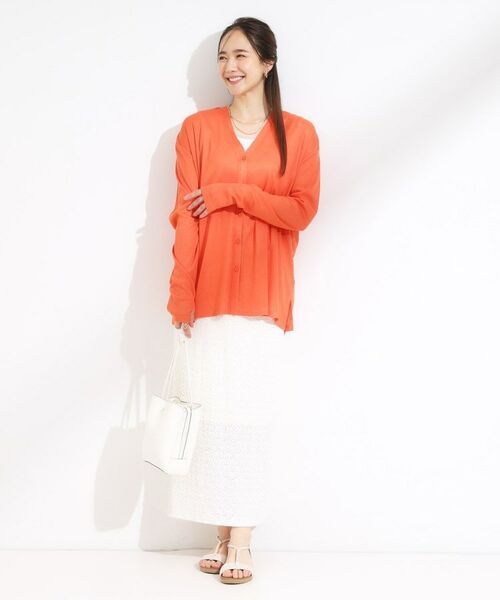 SHOO・LA・RUE / シューラルー カーディガン・ボレロ | 【S-LL/ひんやり/UV】手の甲まで隠れる トッパーカーディガン | 詳細15