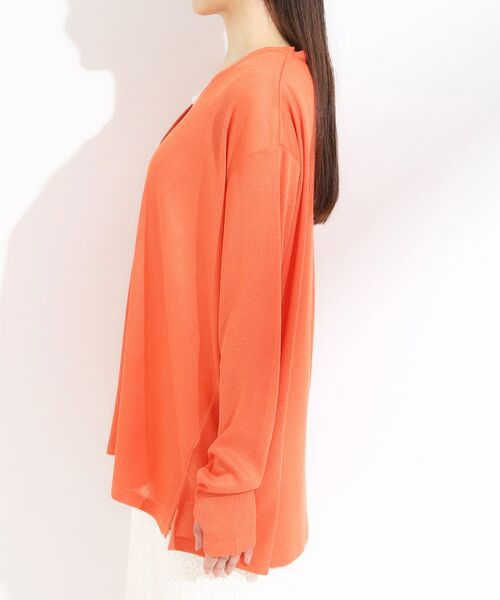 SHOO・LA・RUE / シューラルー カーディガン・ボレロ | 【S-LL/ひんやり/UV】手の甲まで隠れる トッパーカーディガン | 詳細18