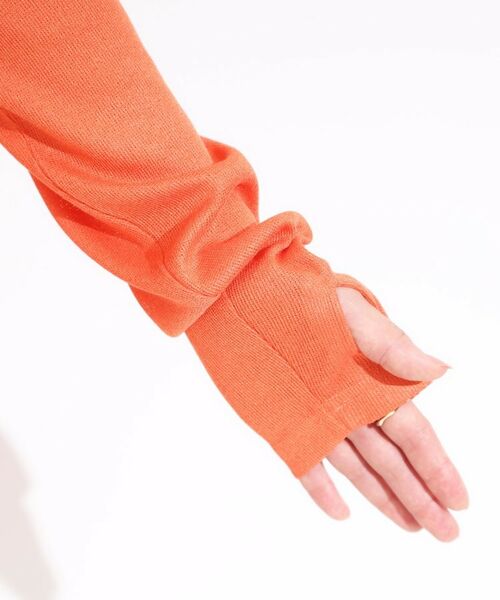 SHOO・LA・RUE / シューラルー カーディガン・ボレロ | 【S-LL/ひんやり/UV】手の甲まで隠れる トッパーカーディガン | 詳細23