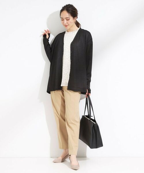 SHOO・LA・RUE / シューラルー カーディガン・ボレロ | 【S-LL/ひんやり/UV】手の甲まで隠れる トッパーカーディガン | 詳細7