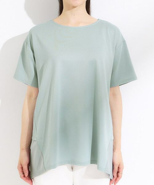 SHOO・LA・RUE / シューラルー チュニック | 【S-LL/UV/吸水速乾】きれいに体型カバー Aライン チュニックワンピース | 詳細13