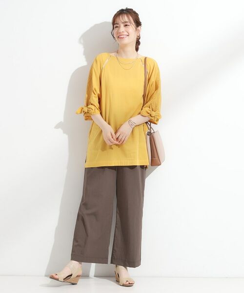 SHOO・LA・RUE / シューラルー チュニック | 【S-LL】お袖デザインが華やか はしごレースチュニック | 詳細11