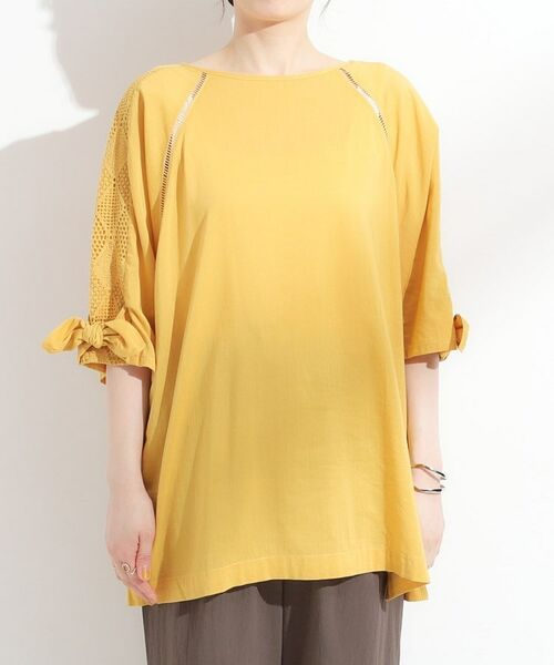 SHOO・LA・RUE / シューラルー チュニック | 【S-LL】お袖デザインが華やか はしごレースチュニック | 詳細13