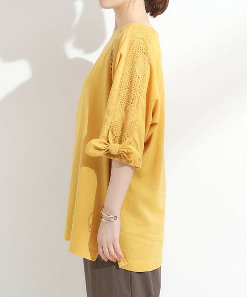 SHOO・LA・RUE / シューラルー チュニック | 【S-LL】お袖デザインが華やか はしごレースチュニック | 詳細14