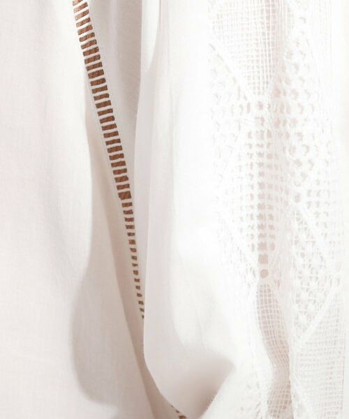 SHOO・LA・RUE / シューラルー チュニック | 【S-LL】お袖デザインが華やか はしごレースチュニック | 詳細4