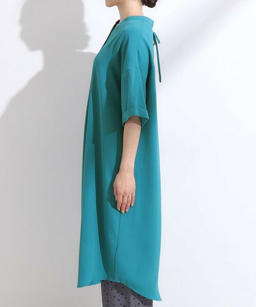 SHOO・LA・RUE / シューラルー ミニ丈・ひざ丈ワンピース | 【洗える/S-LL/洗濯後しわになりにくい】バックレースアップチュニック | 詳細18