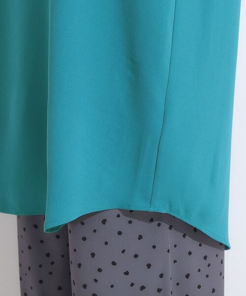 SHOO・LA・RUE / シューラルー ミニ丈・ひざ丈ワンピース | 【洗える/S-LL/洗濯後しわになりにくい】バックレースアップチュニック | 詳細23