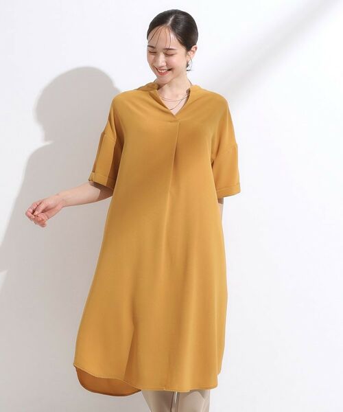 SHOO・LA・RUE / シューラルー ミニ丈・ひざ丈ワンピース | 【洗える/S-LL/洗濯後しわになりにくい】バックレースアップチュニック | 詳細5