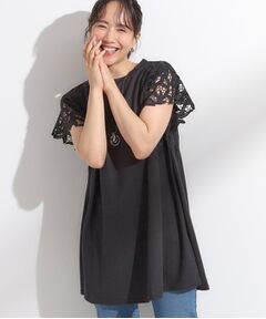 SHOO・LA・RUE / シューラルー チュニック | 【S-LL】上品華やか お袖レースチュニックトップス