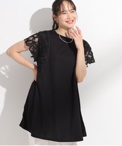 SHOO・LA・RUE / シューラルー チュニック | 【S-LL】上品華やか お袖レースチュニックトップス