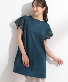 SHOO・LA・RUE / シューラルー チュニック | 【S-LL】上品華やか お袖レースチュニックトップス