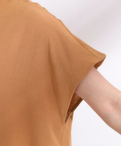 SHOO・LA・RUE / シューラルー チュニック | 【S-LL/ひんやり】さらりとしたタッチが心地よい バックギャザーブラウス | 詳細17