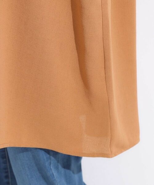 SHOO・LA・RUE / シューラルー チュニック | 【S-LL/ひんやり】さらりとしたタッチが心地よい バックギャザーブラウス | 詳細18