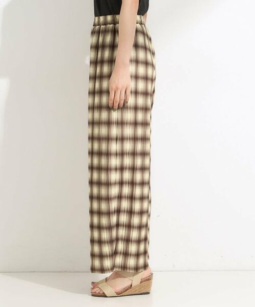 SHOO・LA・RUE / シューラルー パンツ | 【S-LL/ポケット付き】チェック柄 ウェーブプリーツパンツ | 詳細14